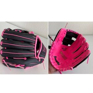 Franklin Inferno Softball/Baseball Glove Pink Black Unisex/Girl's Size 9